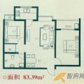 峰尚国际 两居  户型图