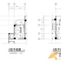 七仙河畔酒店公寓CD户型平层平面图 一居  户型图