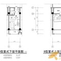 七仙河畔酒店公寓复式B户型 复式  户型图