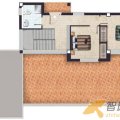 白色海岸太阳山社区（别墅）coral二层户型图2室0厅0厨1卫 两居  户型图