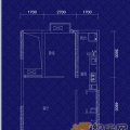 宝嘉江枫美岸1室1厅1卫-面积：43 一居  户型图