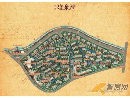 泺海蝶泉湾小区规划图