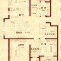 浦江国际 三居  户型图
