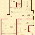 浦江国际 三居  户型图