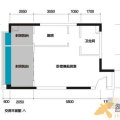 亚太商谷三期17栋标准层18号(售完)1室 一居  户型图