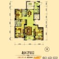 香石公寓裕丰青鸟·香石公寓北区-3#A1 两居  户型图