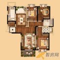 南京海峡城一期D3户型3室2厅2卫1厨 三居 -144㎡ 户型图
