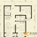 香邑溪谷E2户型 面积86-88平米2室2厅1卫 两居 86㎡ 户型图