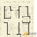 香邑溪谷E1户型 面积89-93平米2室2厅1卫 两居 89㎡ 户型图