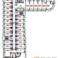 滴水湾国际养生堂 景观园林 2号楼9层平面图