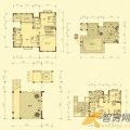 武海中华青城E2型3室2厅3卫1厨- 三居 204㎡ 户型图