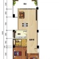 华闻传媒新海岸1号F型公寓户型图 两居 91㎡ 户型图