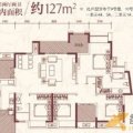 重庆华润中央公园1、2、4、5号房4室2厅2卫1厨  四居 127㎡ 户型图