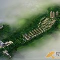 冠信香泉谷 景观园林 冠信香泉谷项目鸟瞰效果图