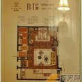 冠信香泉谷B1户型城堡标准层84平户型图 一居 84㎡ 户型图