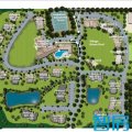 SilverwaterResort墨尔本海滨度假酒店公寓 景观园林 Resort Map detailed