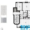 自由大道Opera“歌剧”公寓2房室户型1： 套内实用面积104 m²+1个车库 一居  户型图