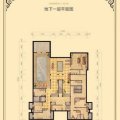 北京财富城堡财富城堡b1-8地下一层平面图3室1厅1卫  三居 621㎡ 户型图