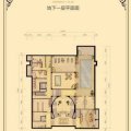 北京财富城堡财富城堡b1-17地下一层平面图3室3厅4卫 三居 621㎡ 户型图