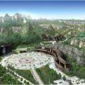 中国乐养城 建筑规划 乐养广场
