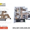 普吉岛VIP KATA公寓Type-A7（60 一居  户型图