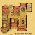 中南世纪城140m²四居  四居  户型图