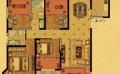 中南世纪城140m²四居    户型图
