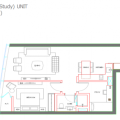马来西亚吉隆坡伊顿公寓伊顿户型B3 一居 76㎡ 户型图