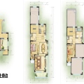 世茂青青小镇上叠边 三居  户型图