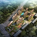 西雅鑫城 建筑规划 一期鸟瞰