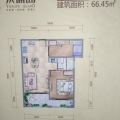 永福岛一房一厅 一居 66.45平米㎡ 户型图