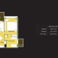 普吉岛Yoo酒店和度假村YOO酒店公寓 一居室 63平方米 一居  户型图