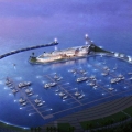 格力海岸 建筑规划 私家游艇码头，已建造一半