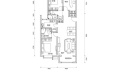 富力城八号园三居  122㎡ 户型图