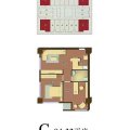 天津宝坻橄榄树布局合理 两居  户型图