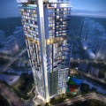 马来西亚吉隆坡高级公寓Latidud 8 建筑规划 外观图