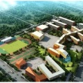 张家口新城 建筑规划 新建的万全小学、中学项目东侧