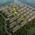 海宁金凤城 建筑规划 小区整体鸟瞰图