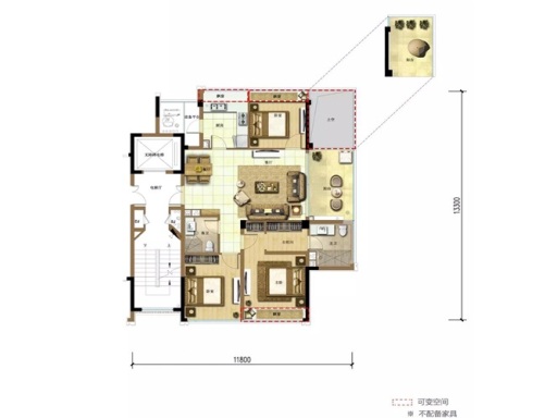 椰林晓风组团户型