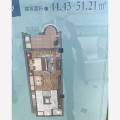 华纺易墅上海湾 一居 45m2(建筑面积)㎡ 户型图