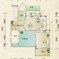 石梅山庄C户型别墅 3室2厅3卫1厨 三居 108.00㎡㎡ 户型图