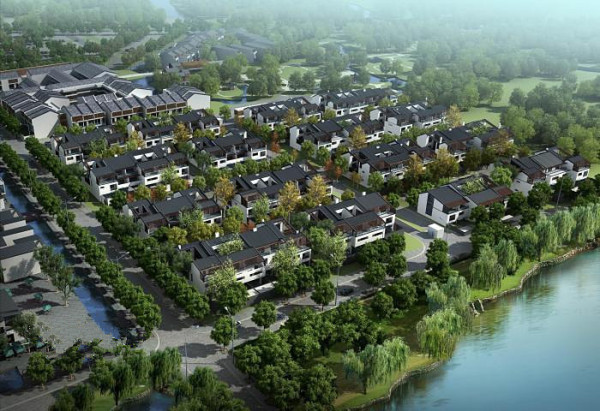 规划小区人口1000余人,将成为朱家角的城镇新中心.图片