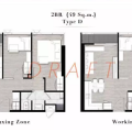 曼谷日式养老公寓 两居  户型图