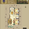 涿州码头京畔健康城刚需新家 两居 94.78平米㎡ 户型图