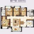 万科西江悦120方超大空间，4房，舒适度高 四居 120㎡ 户型图