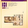 涿州太阳城两室一厅 两居 67.71平米㎡ 户型图