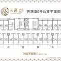 杭州临平芳满庭公寓 一居  户型图