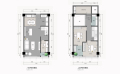 金汇国际广场4.9米精装复式公寓  68㎡ 户型图