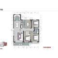 融创东海湾建筑面积150㎡，四室 四居 150平米㎡ 户型图