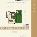 泛亚城邦·两室两厅一厨两卫 两居 142㎡ 户型图